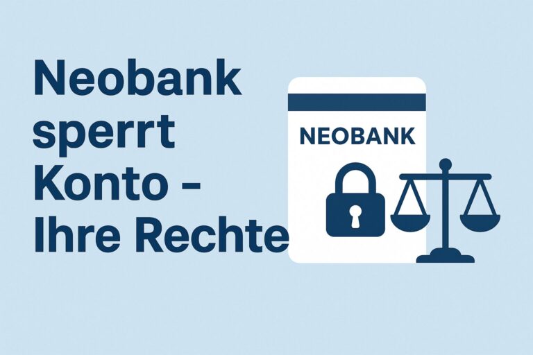 Neobank sperrt Konto