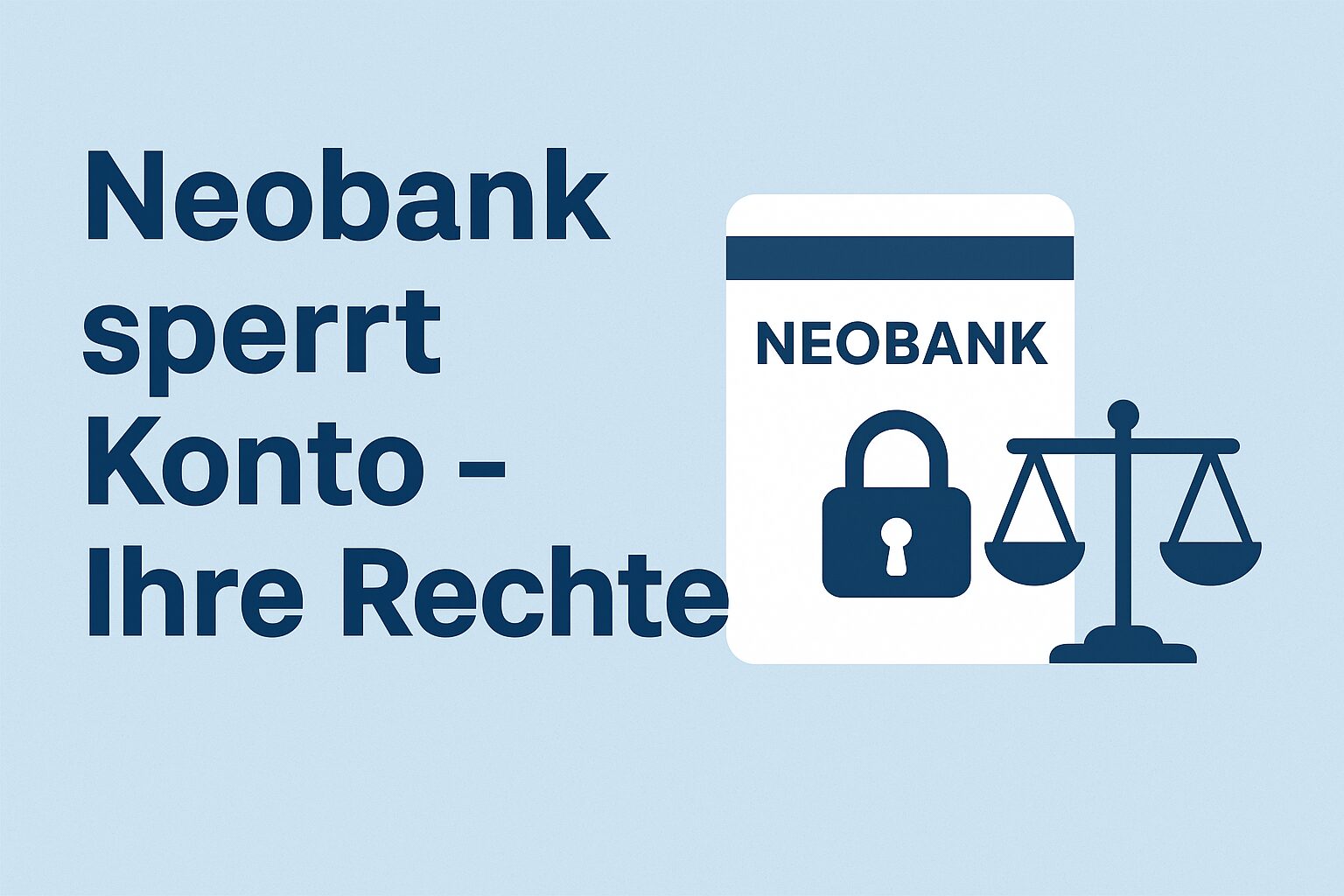Neobank sperrt Konto